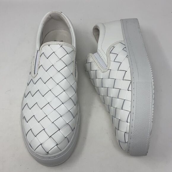 MARC FISHER Calla Woven Leather Slip-On Sneaker - Picture 6 of 13
